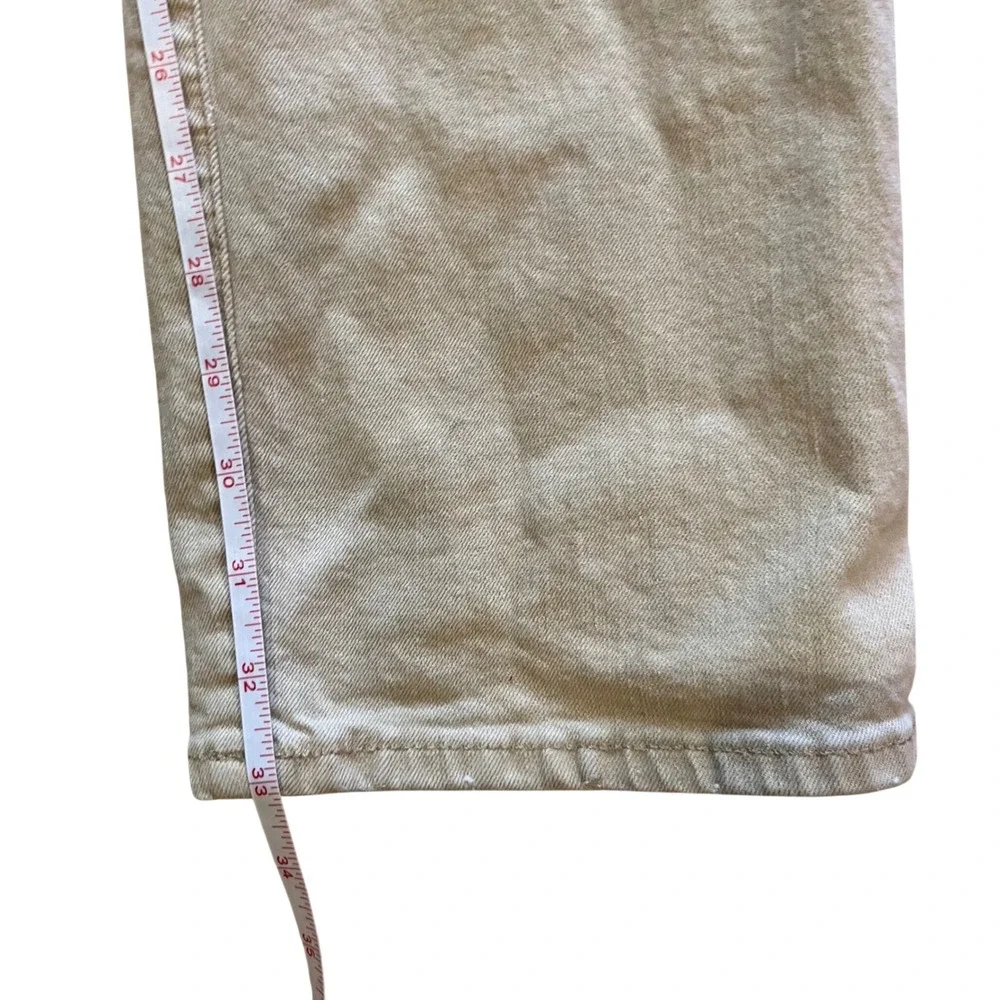 Polo Ralph Lauren Varick Slim Straight Pants Mens 36x34 Khaki Tan Button Fly RL